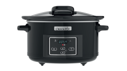 4.7 л. Crock-Pot® дигитален уред за бавно готвене с прикачващ се капак (CSC052X)